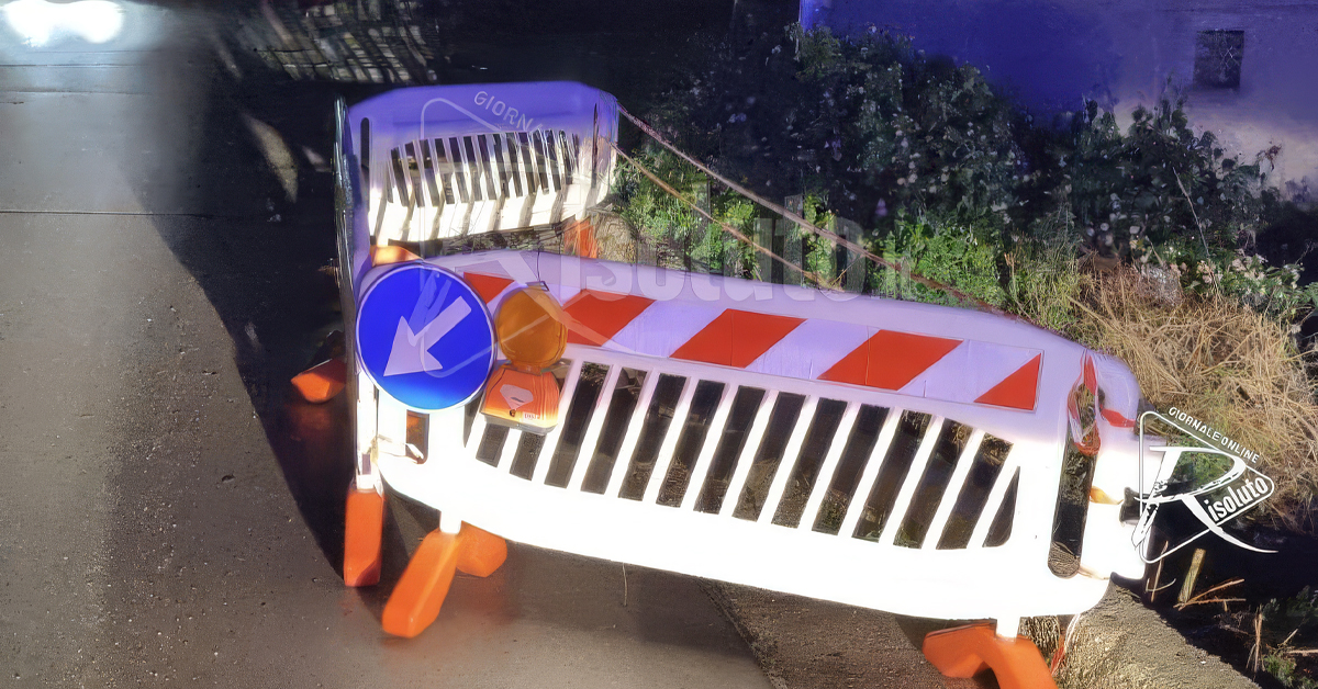 A Sciacca transenne in via Aldo Moro, si riapre al transito via Amendola