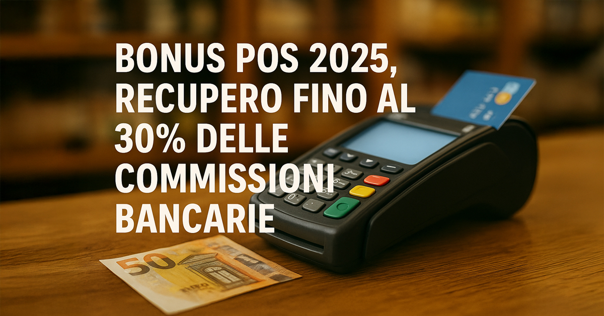 Bonus POS 2025: cos’è e come funziona