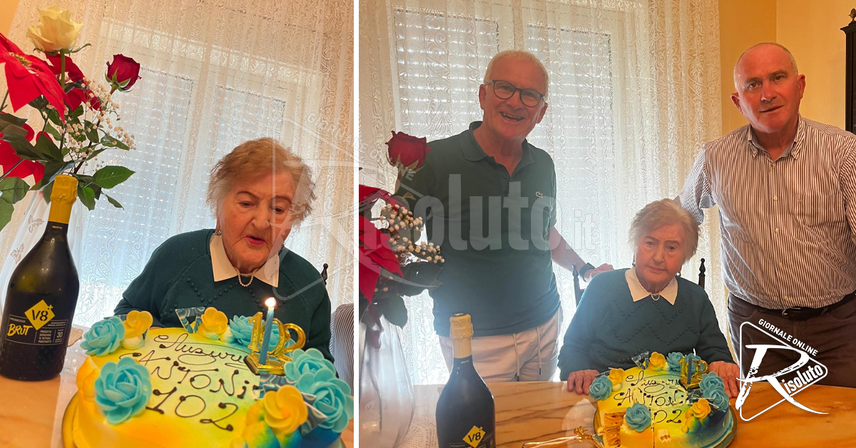 Nonna Antonia di Sciacca compie 102 anni