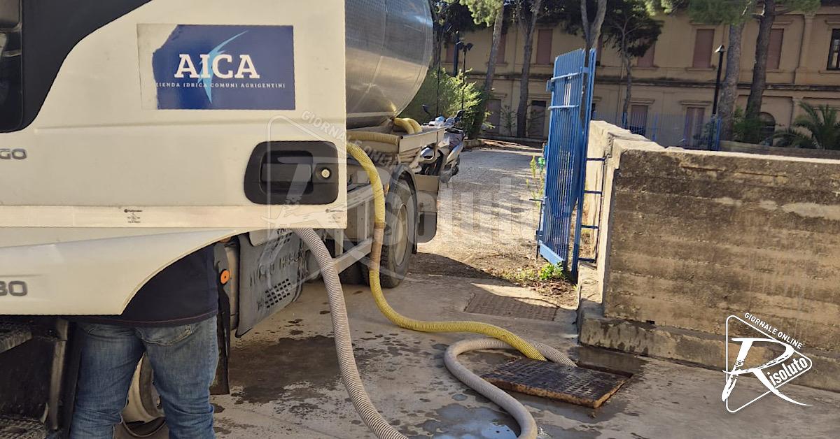 Crisi idrica senza tregua a Sciacca, autobotti anche domenica