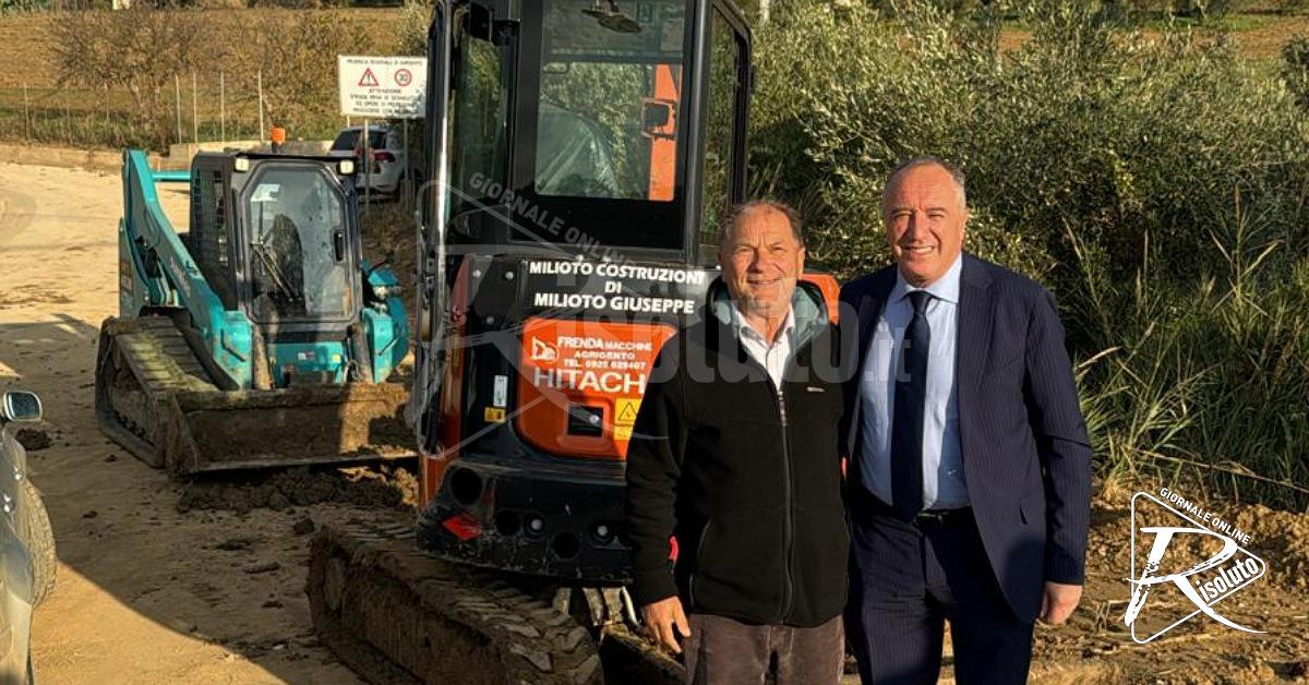 Sopralluogo del presidente Pendolino sulle strade provinciali dell'Agrigentino colpite dal maltempo