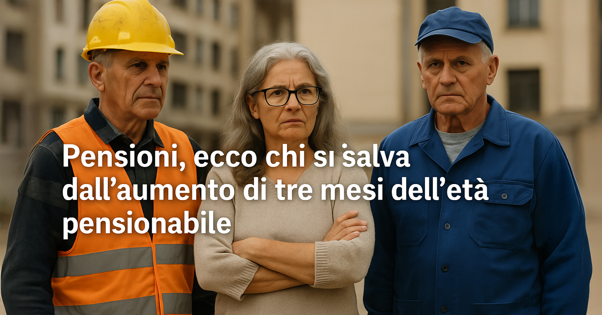 Pensioni: chi è escluso dall’aumento dell’età pensionabile dal 2027 — le categorie salvate dalla Manovra 2026