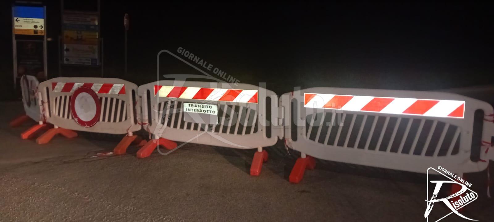 Via Ritacco chiusa dalla statale 115, niente informazioni dal Comune di Sciacca