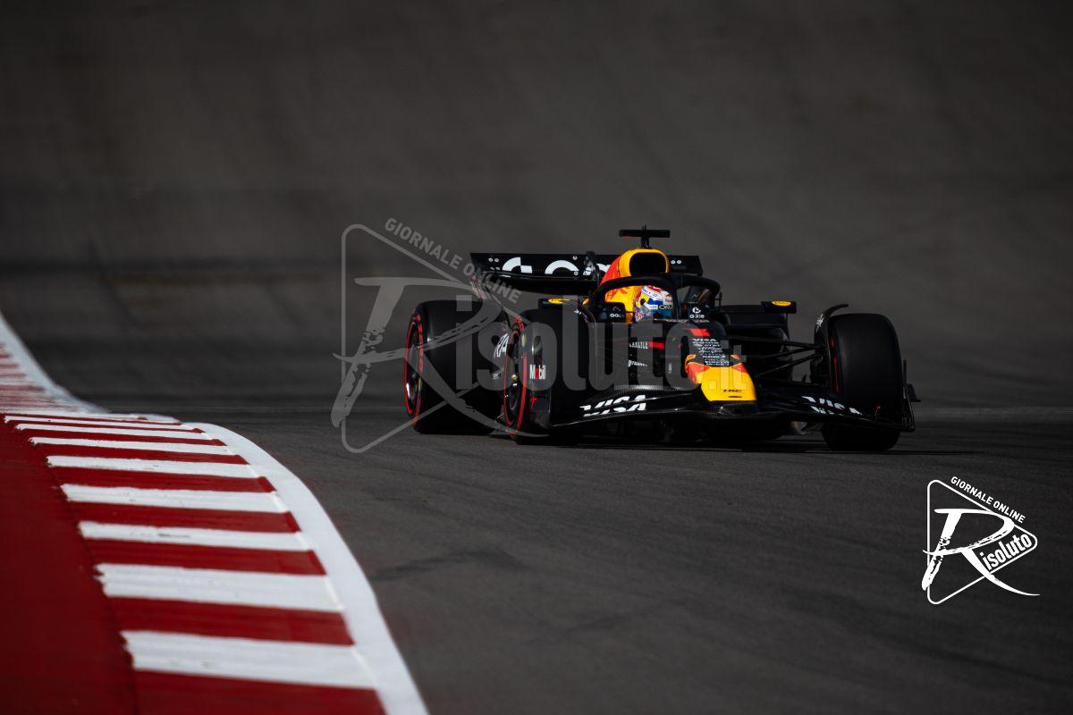Gp Usa, Verstappen in pole nella sprint davanti a Norris e Piastri