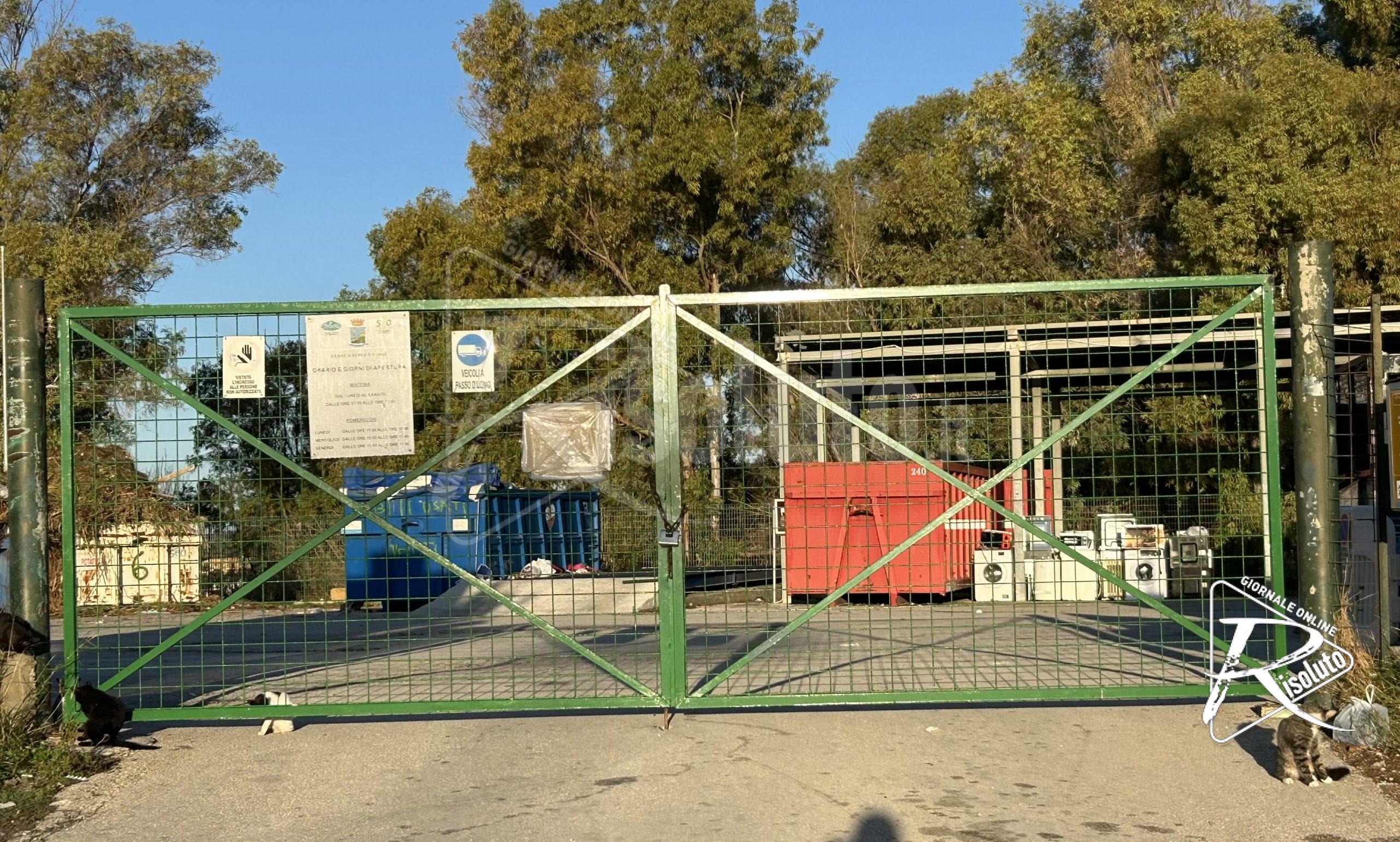 Sciopero degli addetti alla raccolta dei rifiuti, chiusa a Sciacca l’isola ecologica