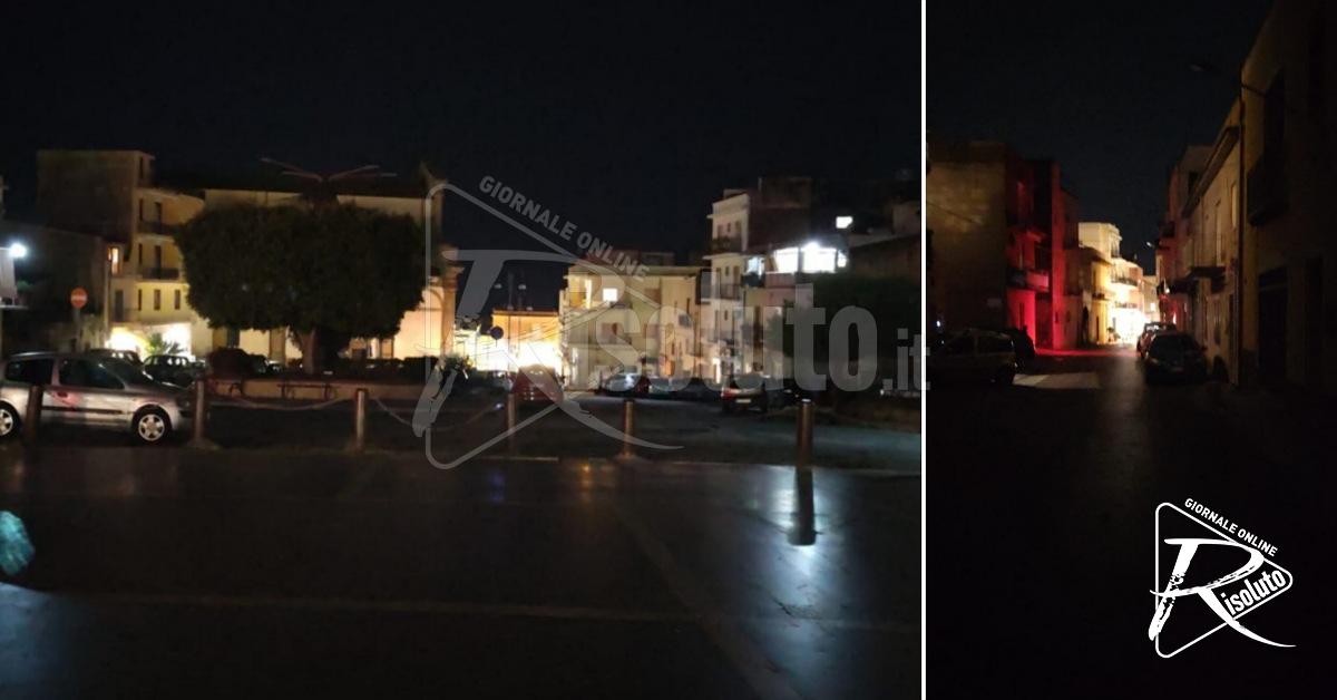Il maltempo lascia al buio il quartiere di San Michele a Sciacca
