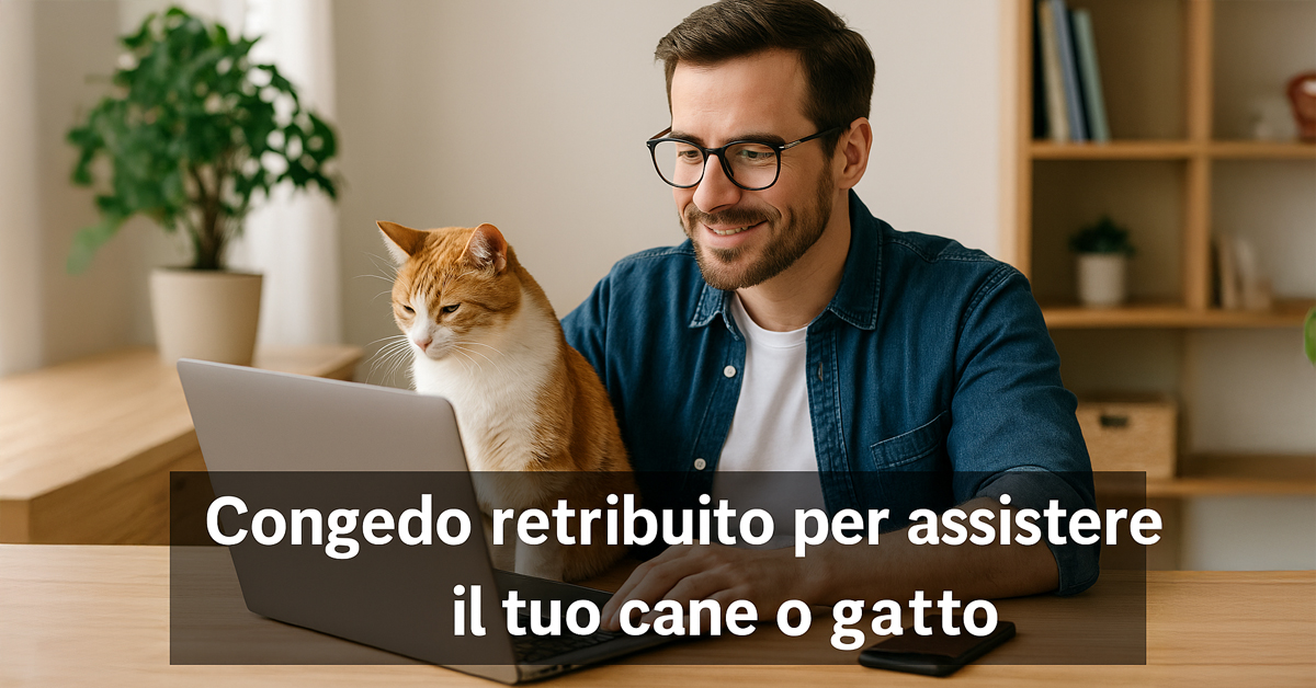 Congedo retribuito per chi assiste il proprio cane o gatto: cosa prevede la legge, cosa dice la Cassazione e come richiederlo