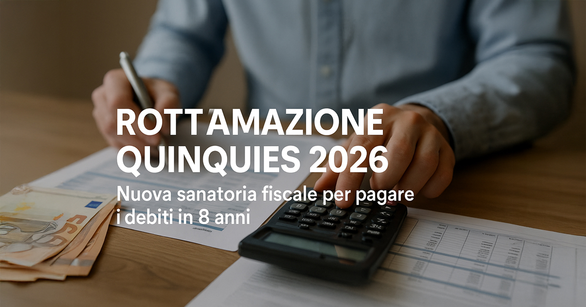 Rottamazione Quinquies 2026: nuova sanatoria fiscale per pagare i debiti in 8 anni. Ecco cosa cambia