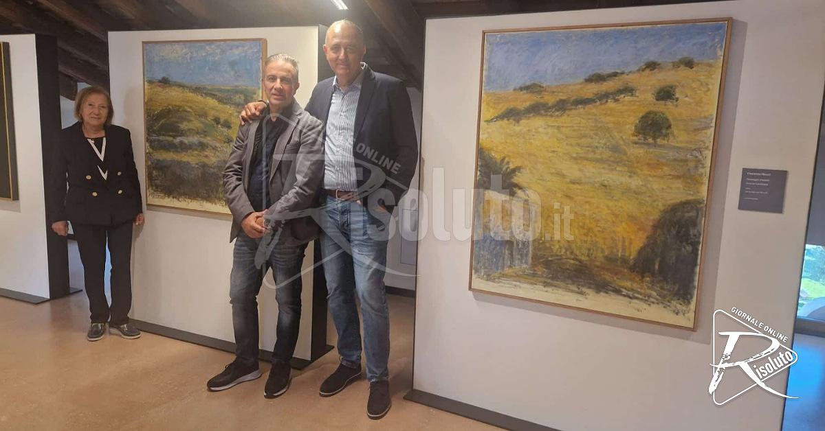Opere del maestro Enzo Nucci all'esposizione internazionale nel programma di "Gorizia Capitale della cultura" (Video)