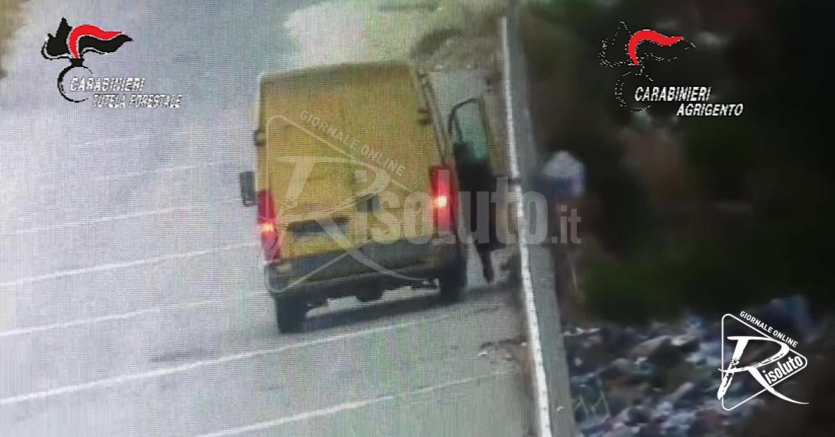 “Abbandono e gestione illecita di rifiuti”, sequestrato un furgone e denunciato il conducente 
