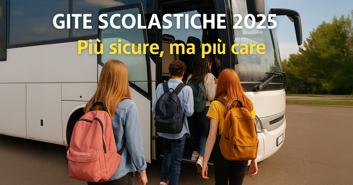 Gite scolastiche, stop al prezzo più basso: dal 2025 viaggi più sicuri ma anche più costosi