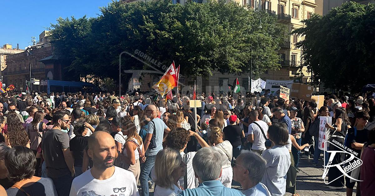 Sciacca in piazza a Palermo per Gaza
