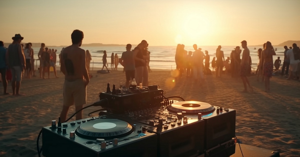 In tanti sulla spiaggia di Verdura a Sciacca, tutto pronto per un rave party