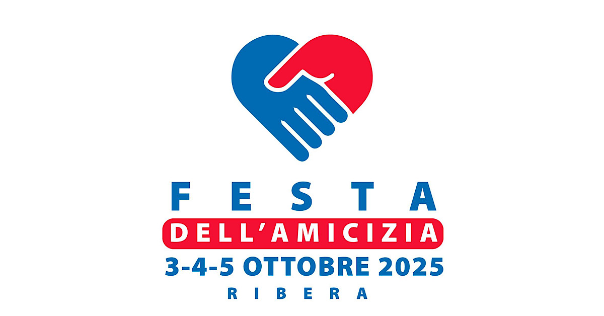 Ribera, dal 3 al 5 ottobre la Festa dell’Amicizia 2025 con Schifani 