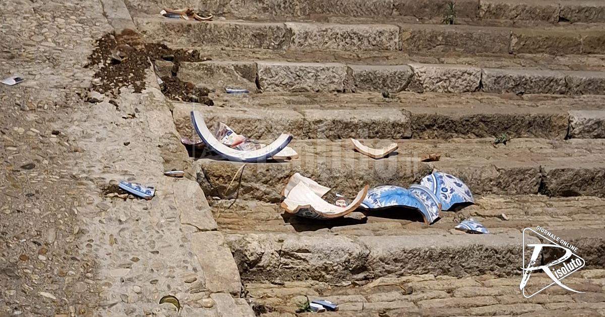 Rotto un altro vaso in salita Consiglio a Sciacca