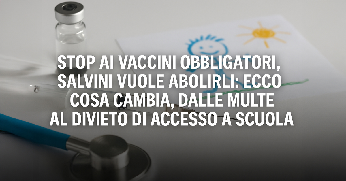 Salvini propone lo stop ai vaccini obbligatori: cosa prevede la legge Lorenzin e cosa potrebbe cambiare