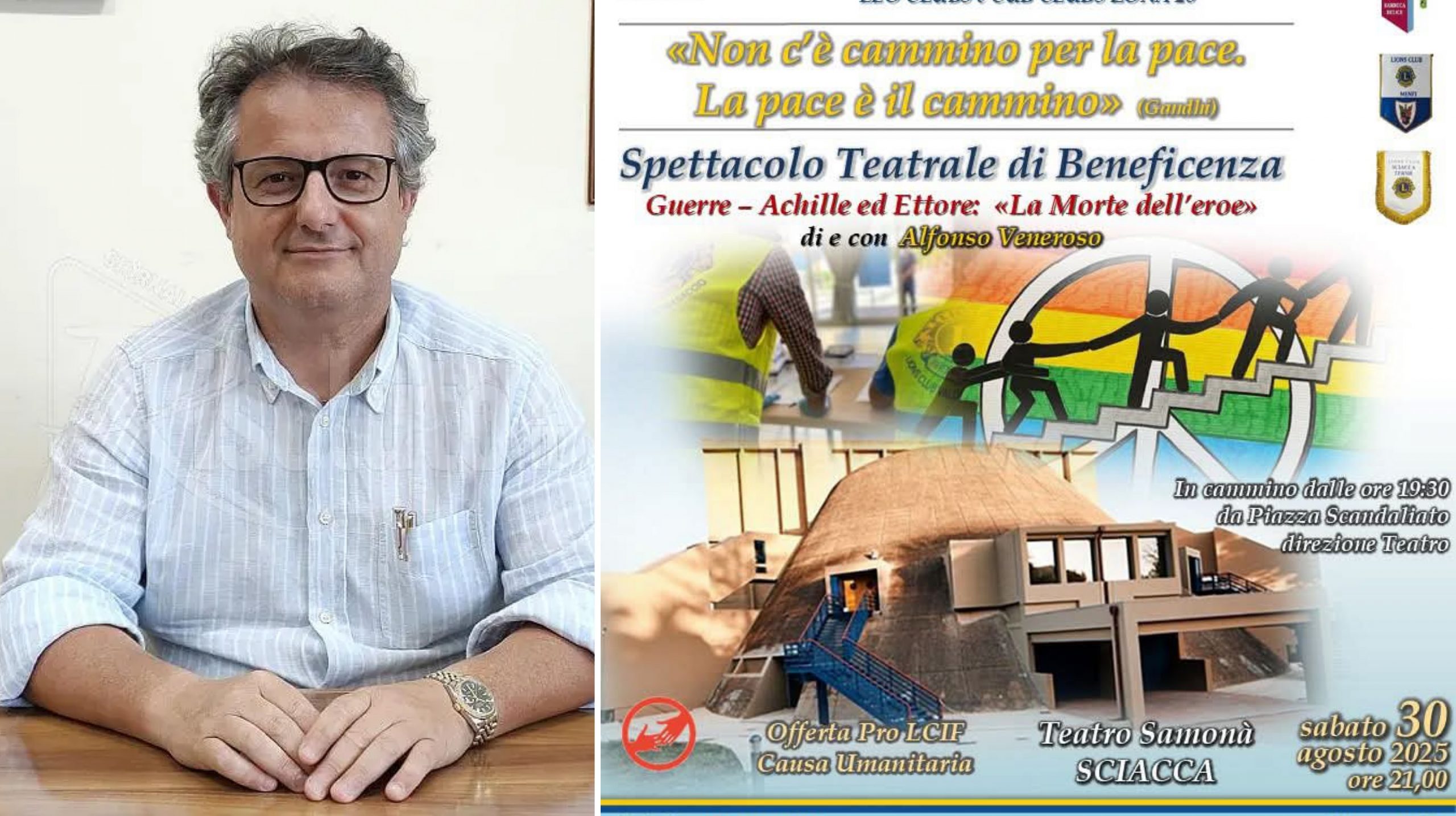 A Sciacca il “Cammino per la pace”, marcia e spettacolo per costruire insieme la convivenza