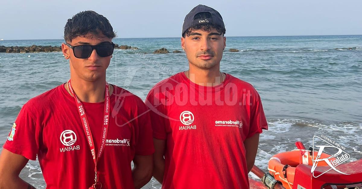 Paura alla Foggia oggi pomeriggio, salvati due bagnanti in difficoltà