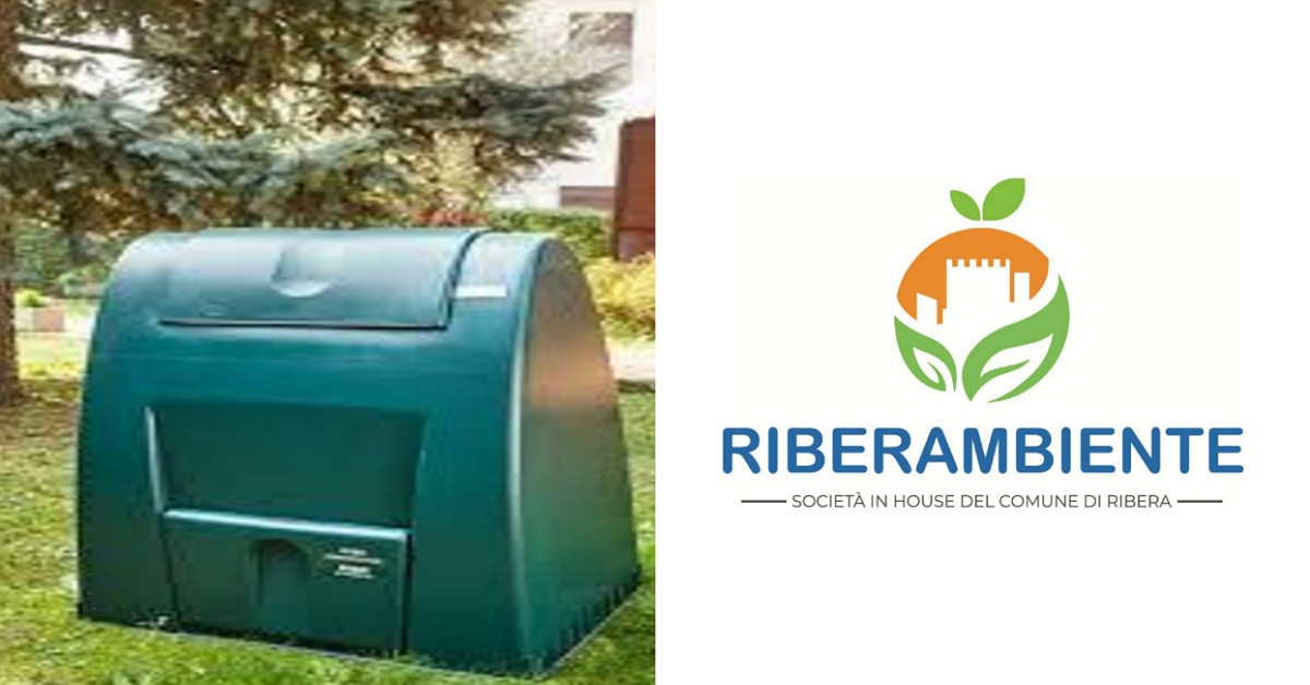 Via alla distribuzione gratuita delle compostiere domestiche, l’iniziativa di Riberambiente
