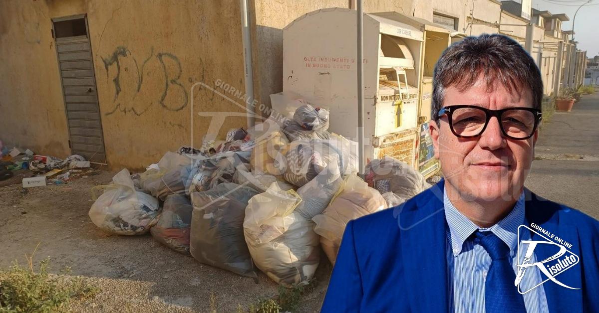 Abbandono di rifiuti in corso Bilello a Menfi, il sindaco: “Identificheremo il responsabile”