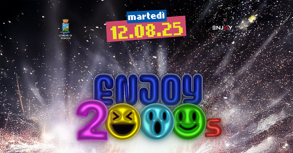 A Sciacca il 12 agosto si balla in piazza Scandaliato con “Enjoy 2000s"
