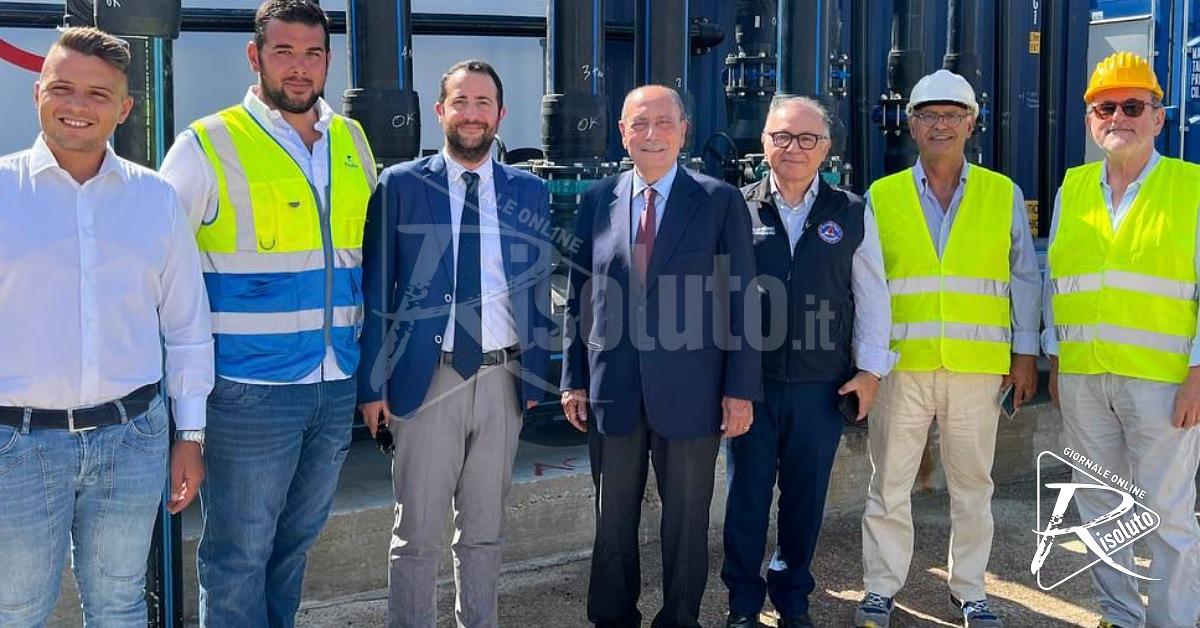 Siccità, entra in funzione il dissalatore di Porto Empedocle: primi 50 litri al secondo per Agrigento