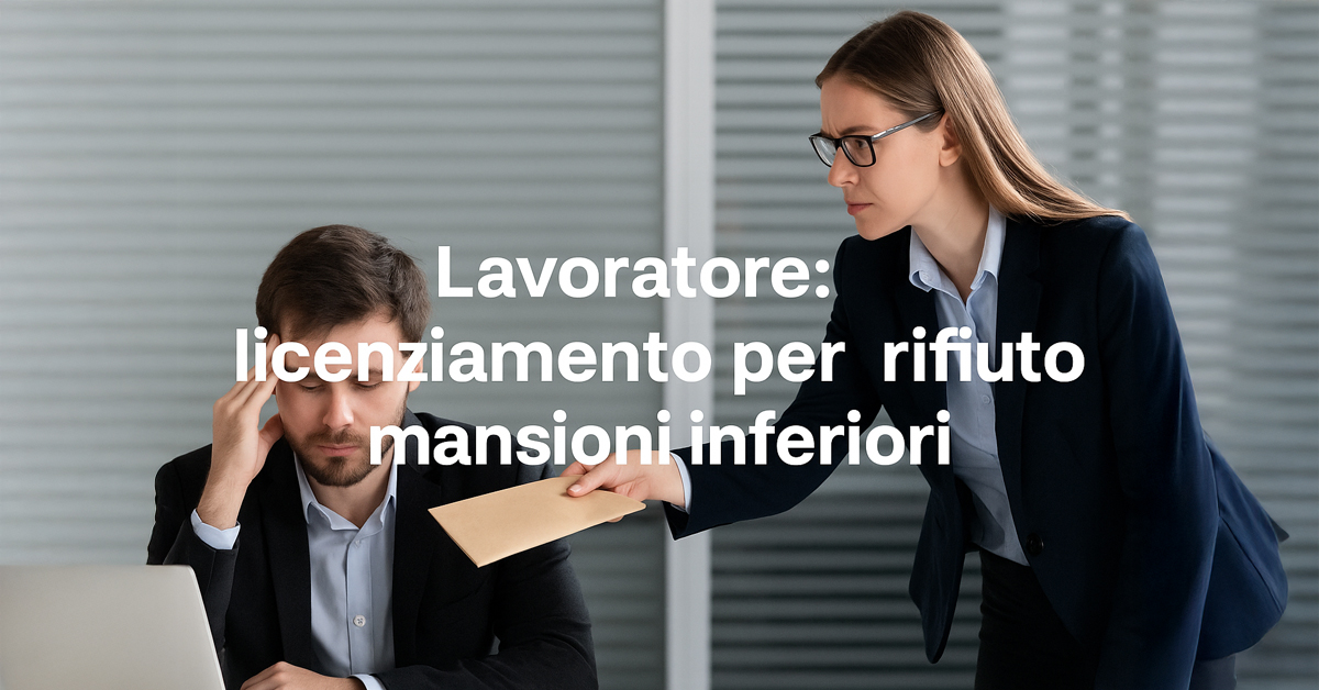 Lavoratore, rifiutare mansioni inferiori può costarti il licenziamento: la nuova sentenza della Cassazione