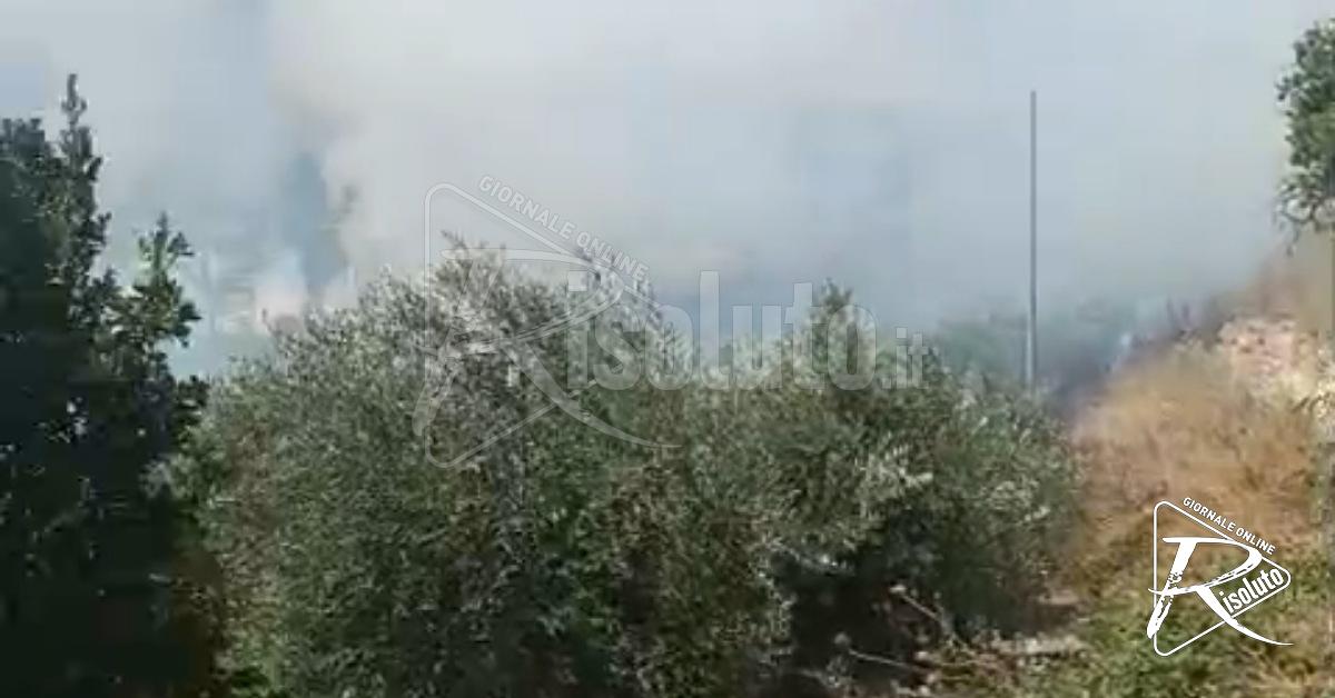 Riprende a bruciare il territorio di Caltabellotta, fiamme a San Biagio