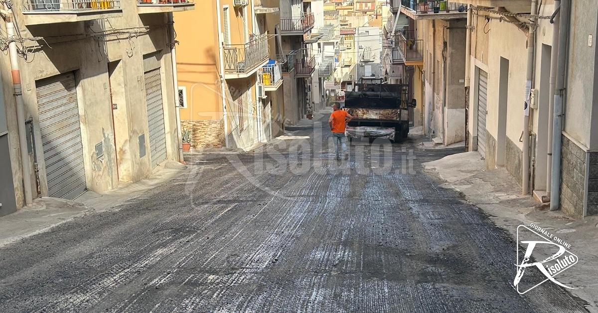 Al via rifacimento strade a Sciacca tra via Catania e Botticelli, ultimo step per gli interventi asfalt