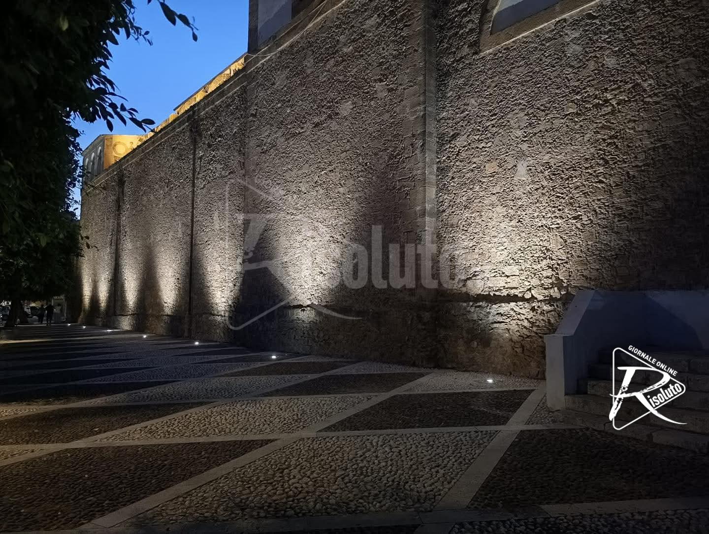 Si riaccende la chiesa del Carmine a Sciacca, l'assessore Patti: "Impegno per riportare i monumenti sotto i riflettori"