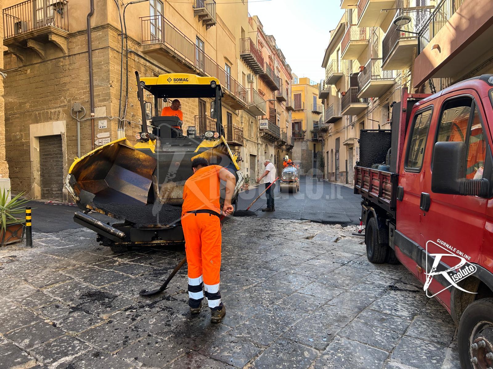 Al via il rifacimento delle strade della zona di Santa Caterina a Sciacca
