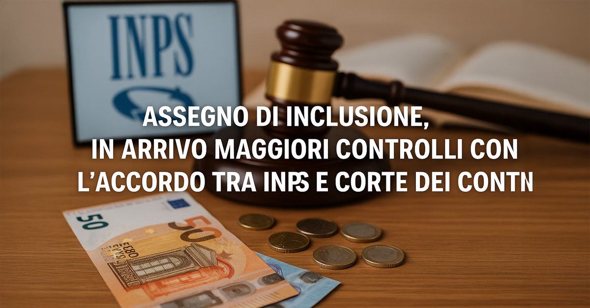 Assegno di Inclusione, rafforzati i controlli con il nuovo protocollo INPS-Corte dei Conti: verifiche anticipate contro gli abusi