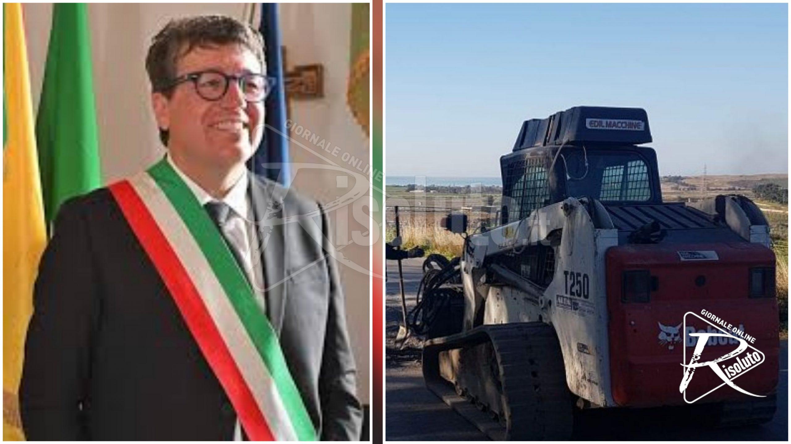 Strada Menfi-Porto Palo, copiosa presenza d’acqua rallenta i lavori