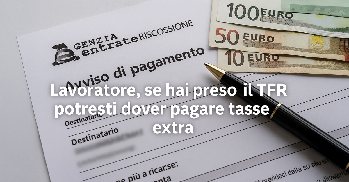 TFR e conguaglio fiscale: perché potresti dover versare un’imposta aggiuntiva
