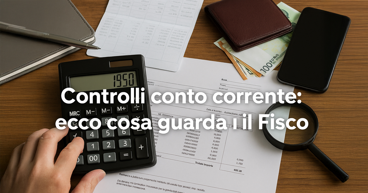 Controlli fiscali sui conti correnti: ecco cosa cerca l’Agenzia delle Entrate
