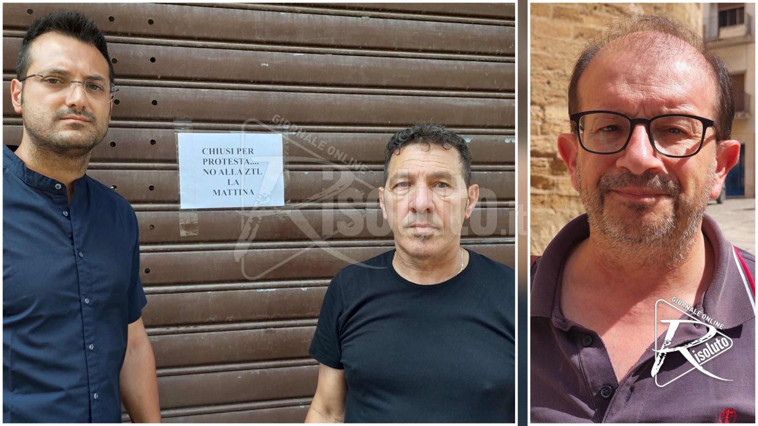 Ztl mattutina a Sciacca, commercianti divisi (Video)