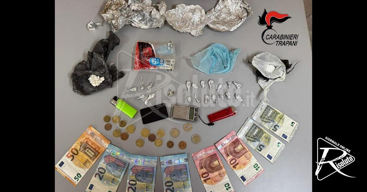 Spaccio di droga, giovane arrestato a Castelvetrano