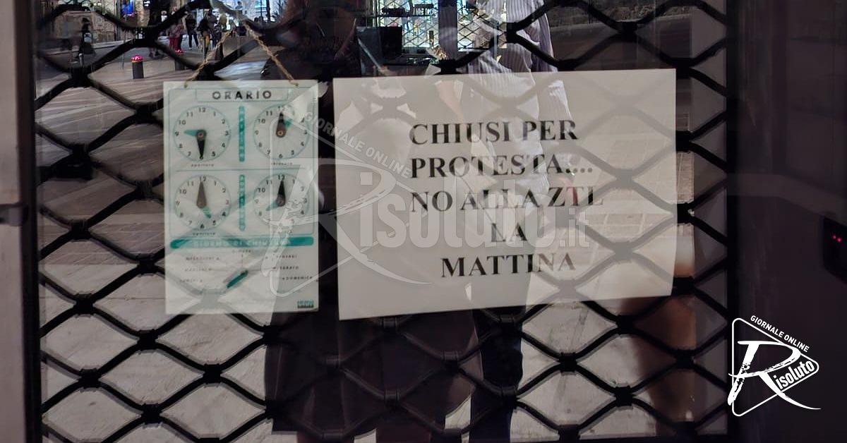 Contestano la Ztl mattutina a Sciacca, commercianti pronti ad abbassare le saracinesche (Video)