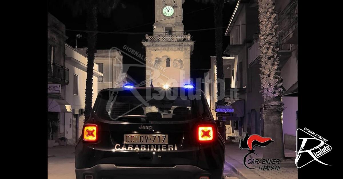 Campobello di Mazara, arresto per droga: cocaina, hashish e contanti in casa