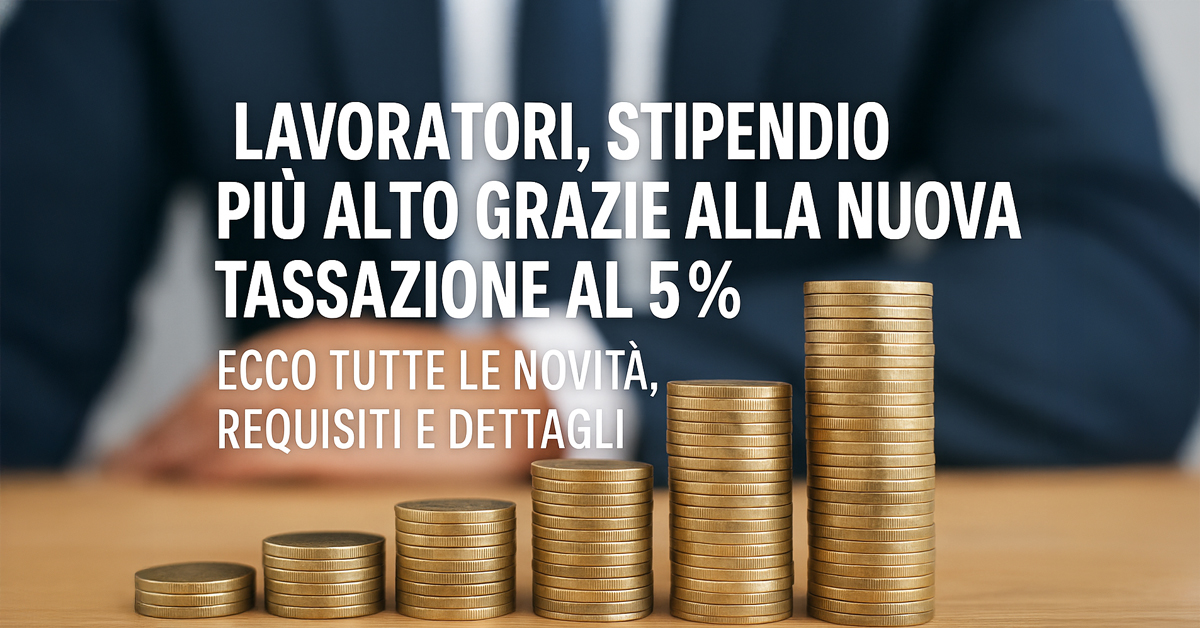 Stipendio più alto con la flat tax al 5% per i giovani: cosa prevede la proposta e chi ne ha diritto