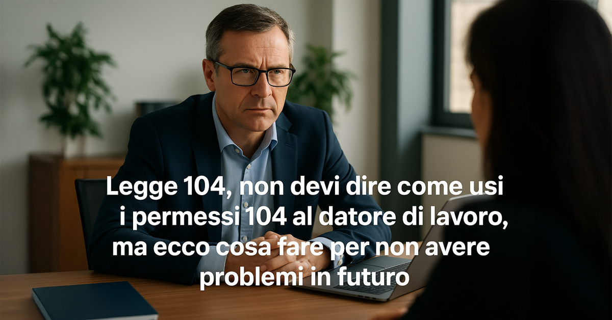 Permessi Legge 104: cosa deve sapere il lavoratore e quali sono i limiti per il datore di lavoro