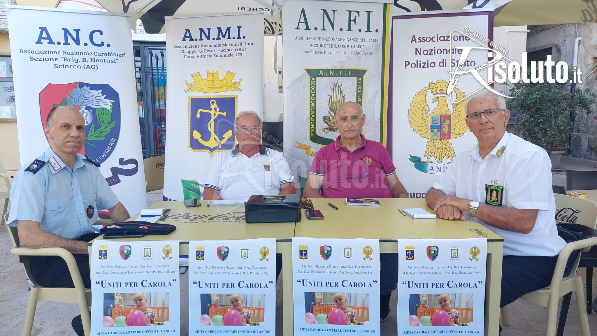 Associazioni d'arma per Uniti per Carola