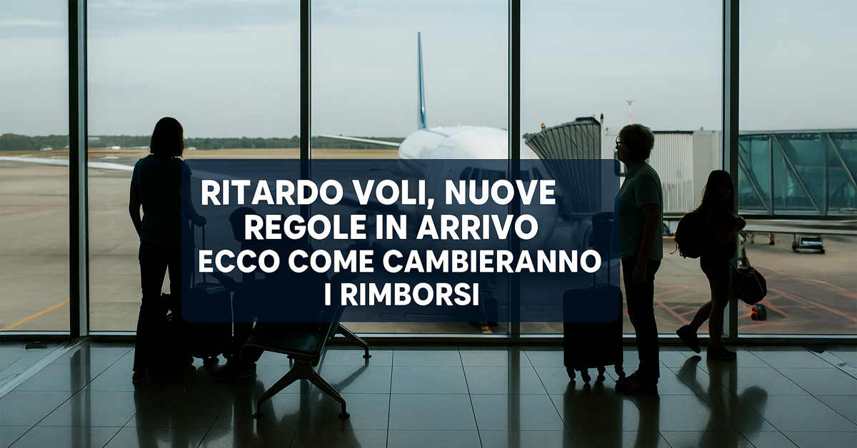 Ritardo dei voli: in arrivo nuove regole europee su rimborsi, cancellazioni e assistenza ai passeggeri