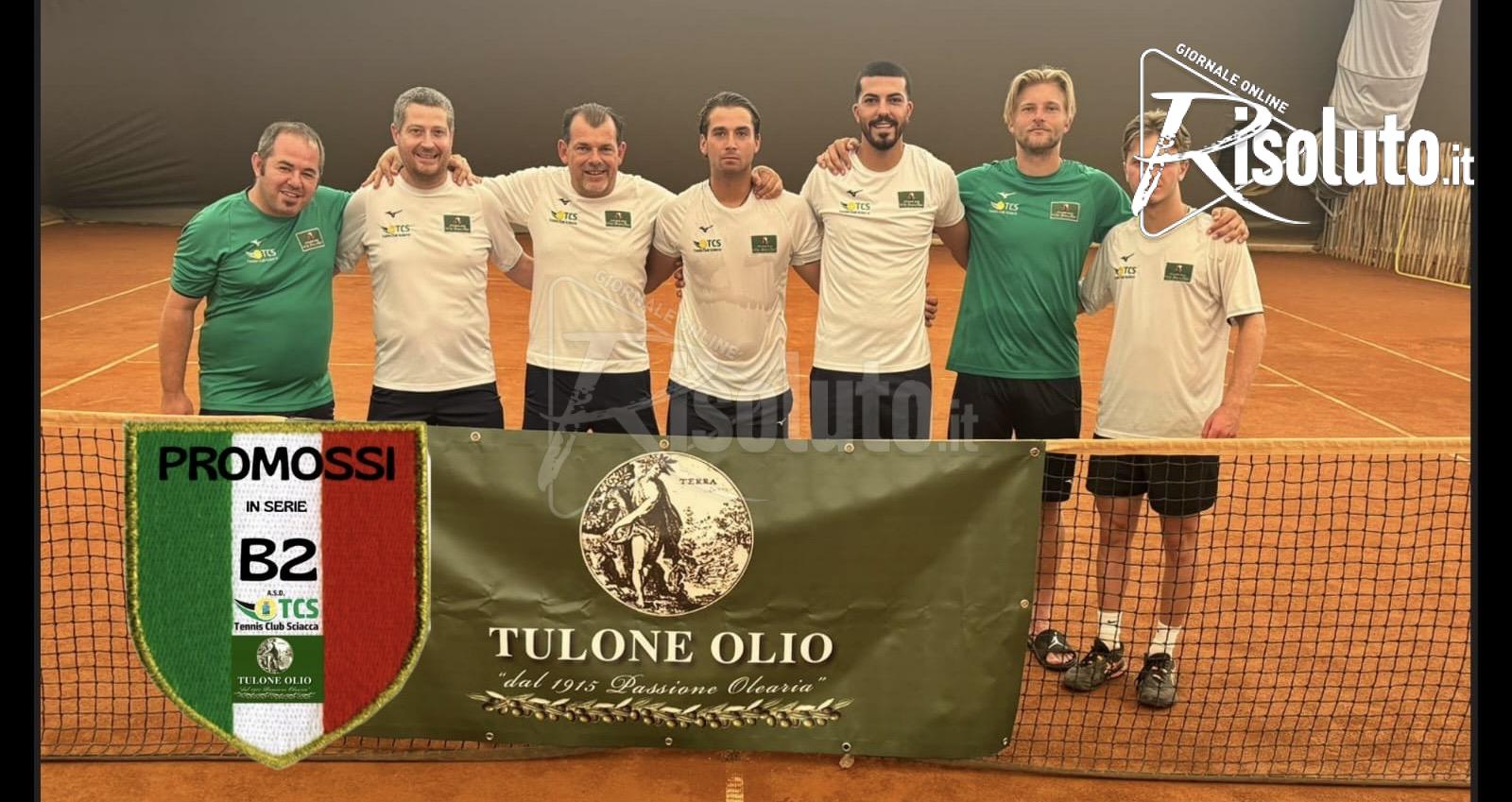 Tennis Club Sciacca promosso in serie B2 maschile