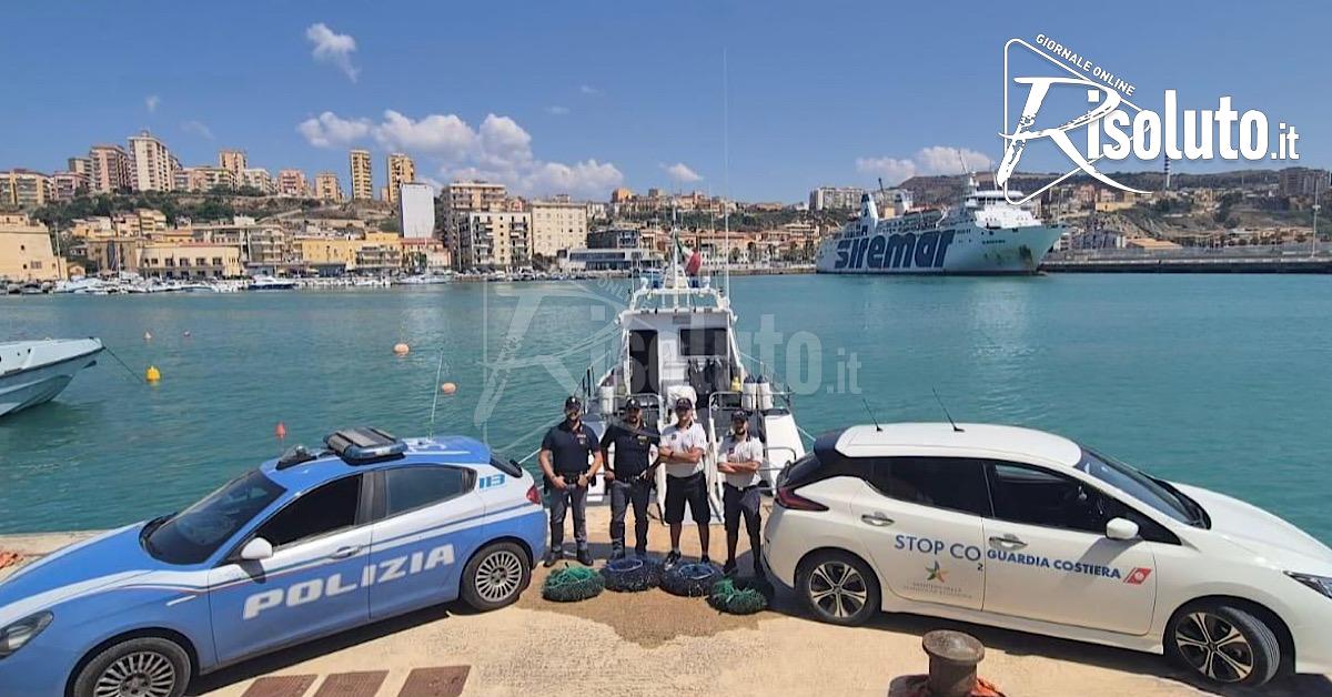 I bagnanti segnalano e il Circomare sequestra 100 chili di ricci