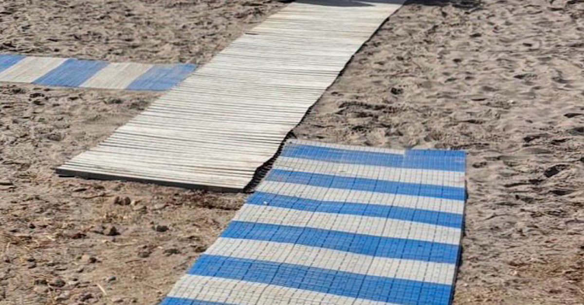 Sciacca, passerelle installate nelle spiagge Foggia, Sovareto e Tonnara