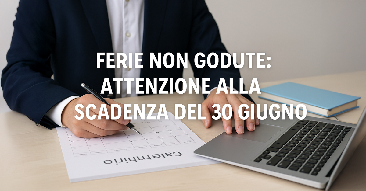 Ferie non godute: attenzione alla scadenza del 30 giugno 2025. Rischi per lavoratori e datori di lavoro
