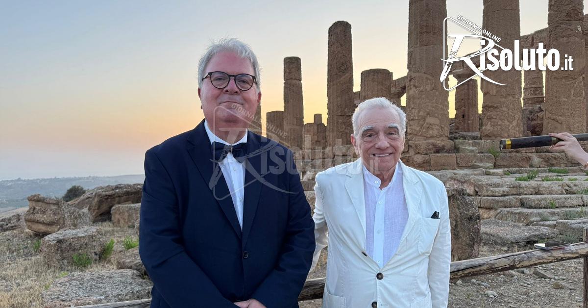 Scorsese alla Valle dei Templi, la magia di Agrigento conquista il regista