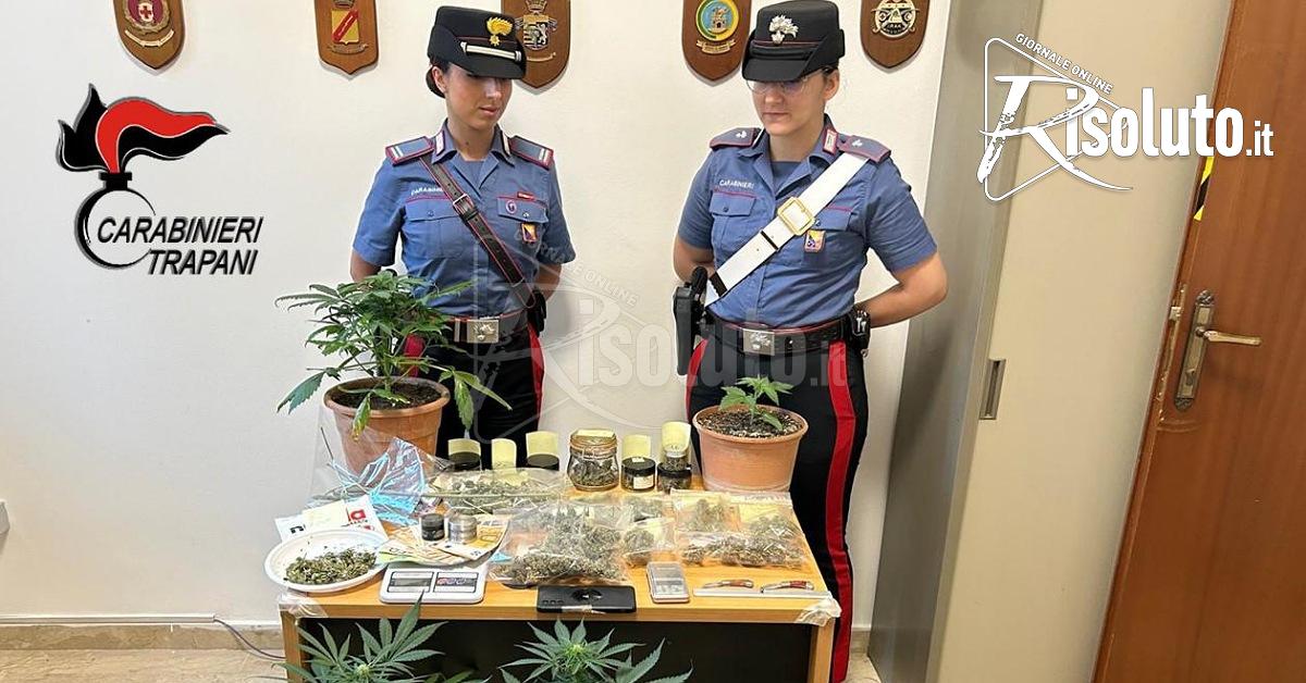 Accoltella un uomo per un parcheggio a Partanna, a casa coltivava marijuana