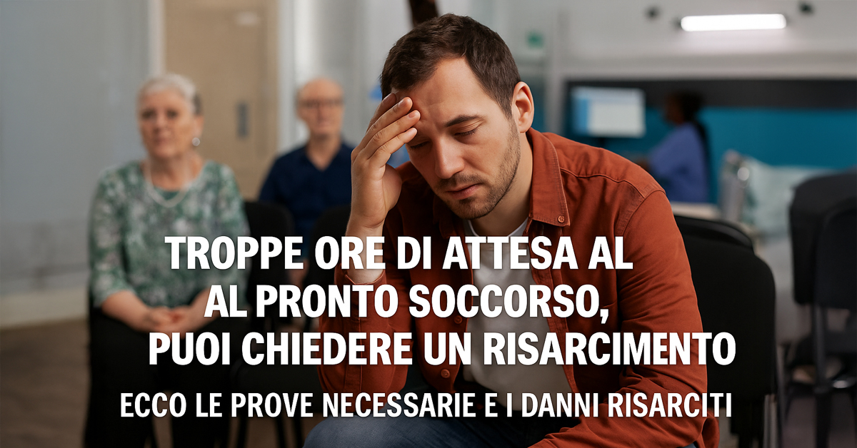 Pronto soccorso, attese eccessive: quando si può chiedere il risarcimento per danni